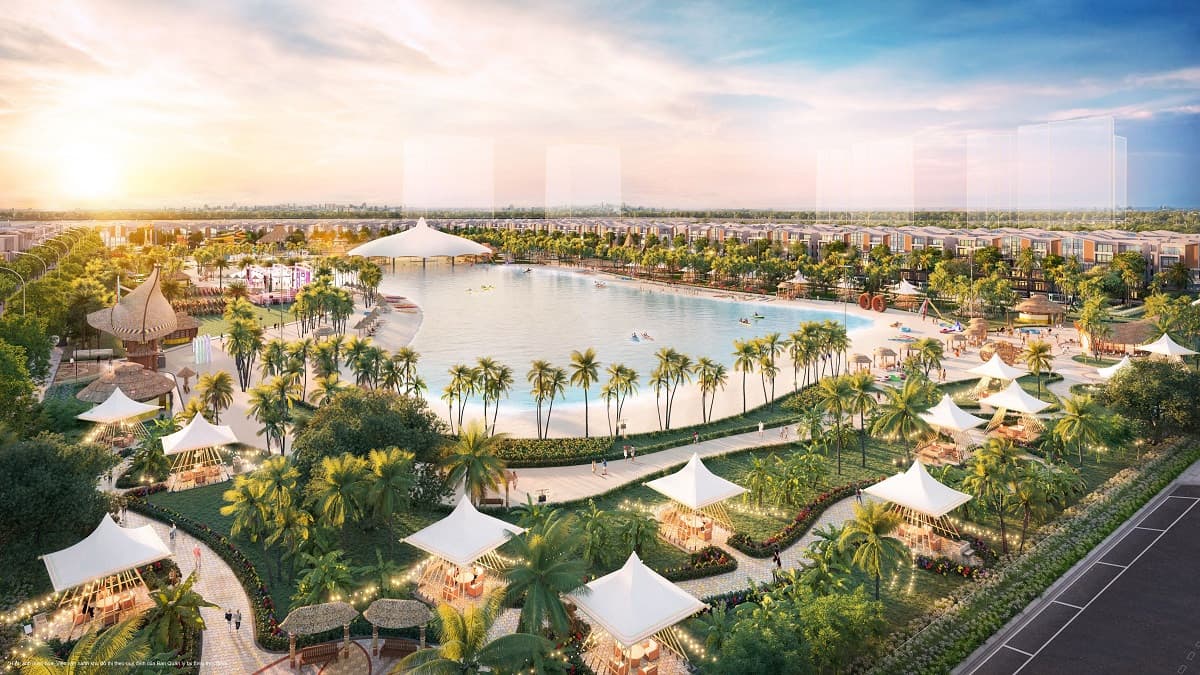 Vịnh biển Paradise bay Vinhomes Ocean Park 3