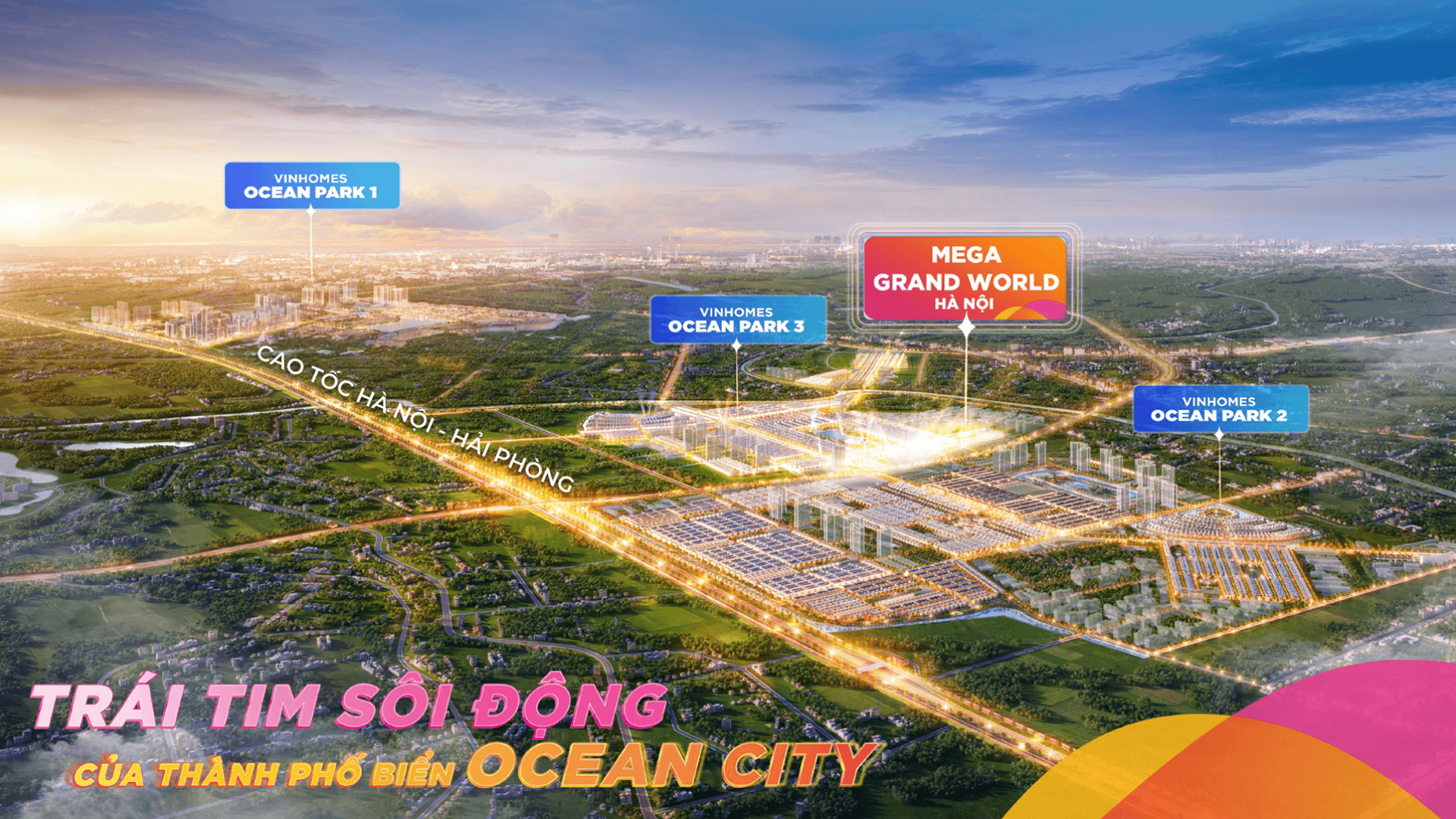 Vị trí lumiere Ocean Park được đánh giá là tâm điểm kết nối của toàn đô thị